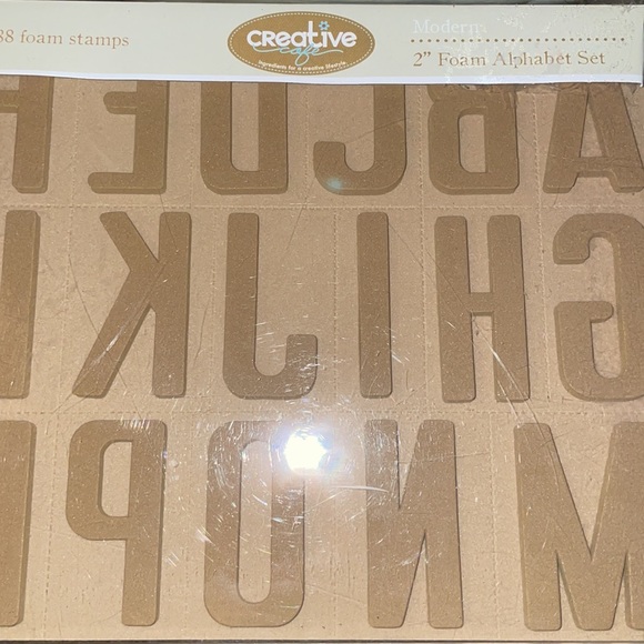 Modern 2”foam Alphabet Set. - Picture 2 of 8